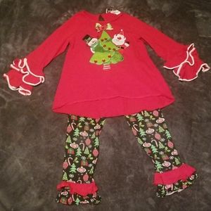 Girl's Christmas Outfit Size 6